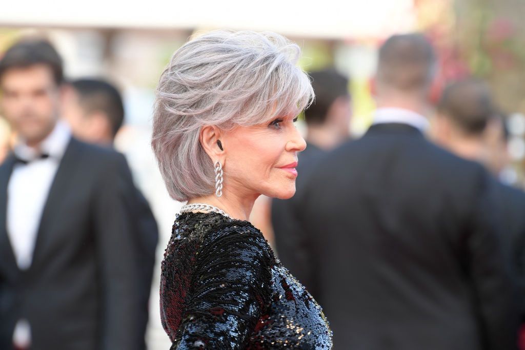 Jane Fonda na ceremonii zamknięcia w Cannes