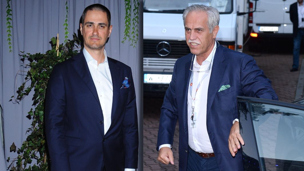 Na zdjęciu Zygmunt Solorz i jeden z jego synów, Tobias