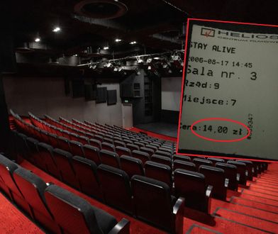 Znalazł bilet do kina sprzed 14 lat. "Myślałem, że było taniej"
