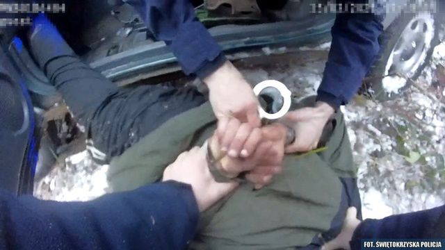 Pościg za 21-latkiem w miejscowości Grzegorzowice – Film