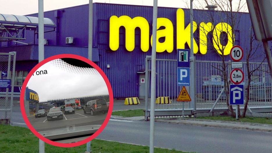 Do utarczki słownej pomiędzy kierowcami doszło na parkingu Makro w Warszawie