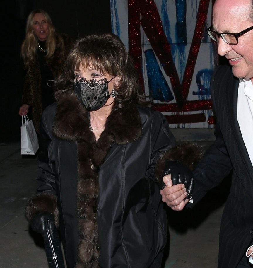 Joan Collins i Percy Gibson na randce w Hollywood
