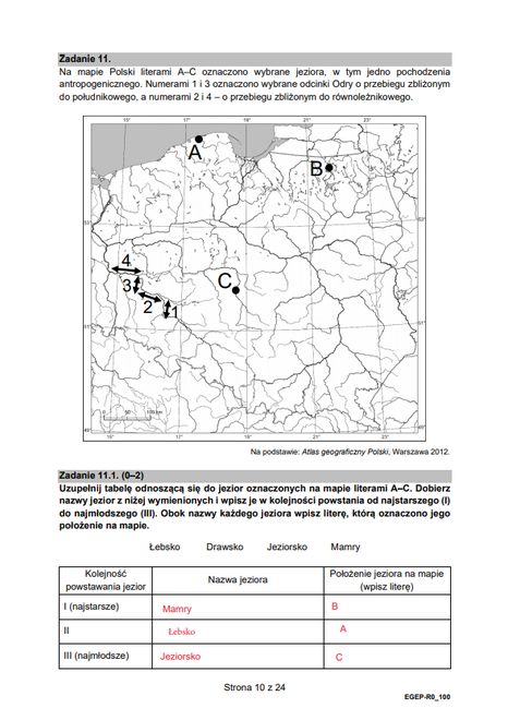 Matura z geografii