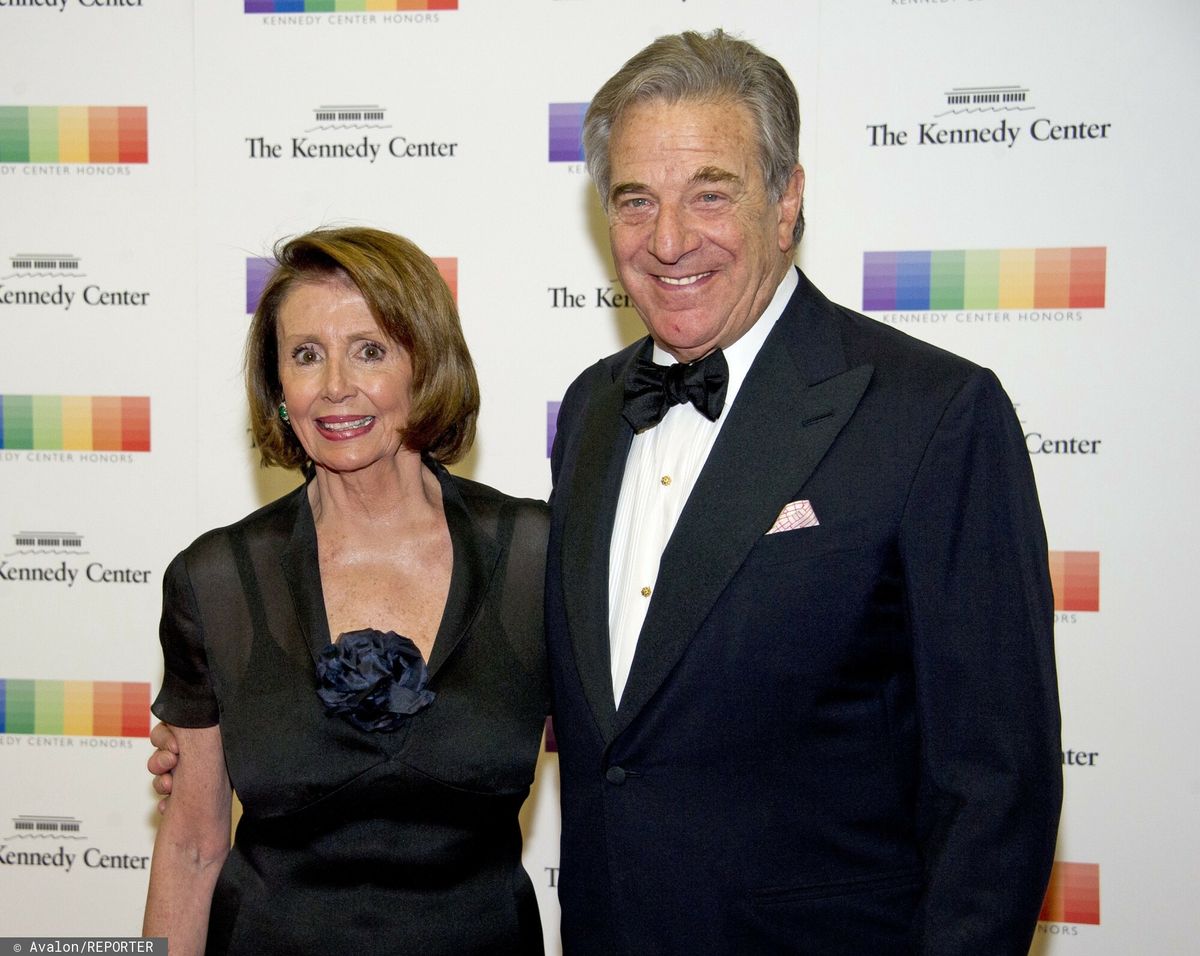 Przewodnicząca Izby Reprezentantów USA Nancy Pelosi z mężem Paulem Pelosi