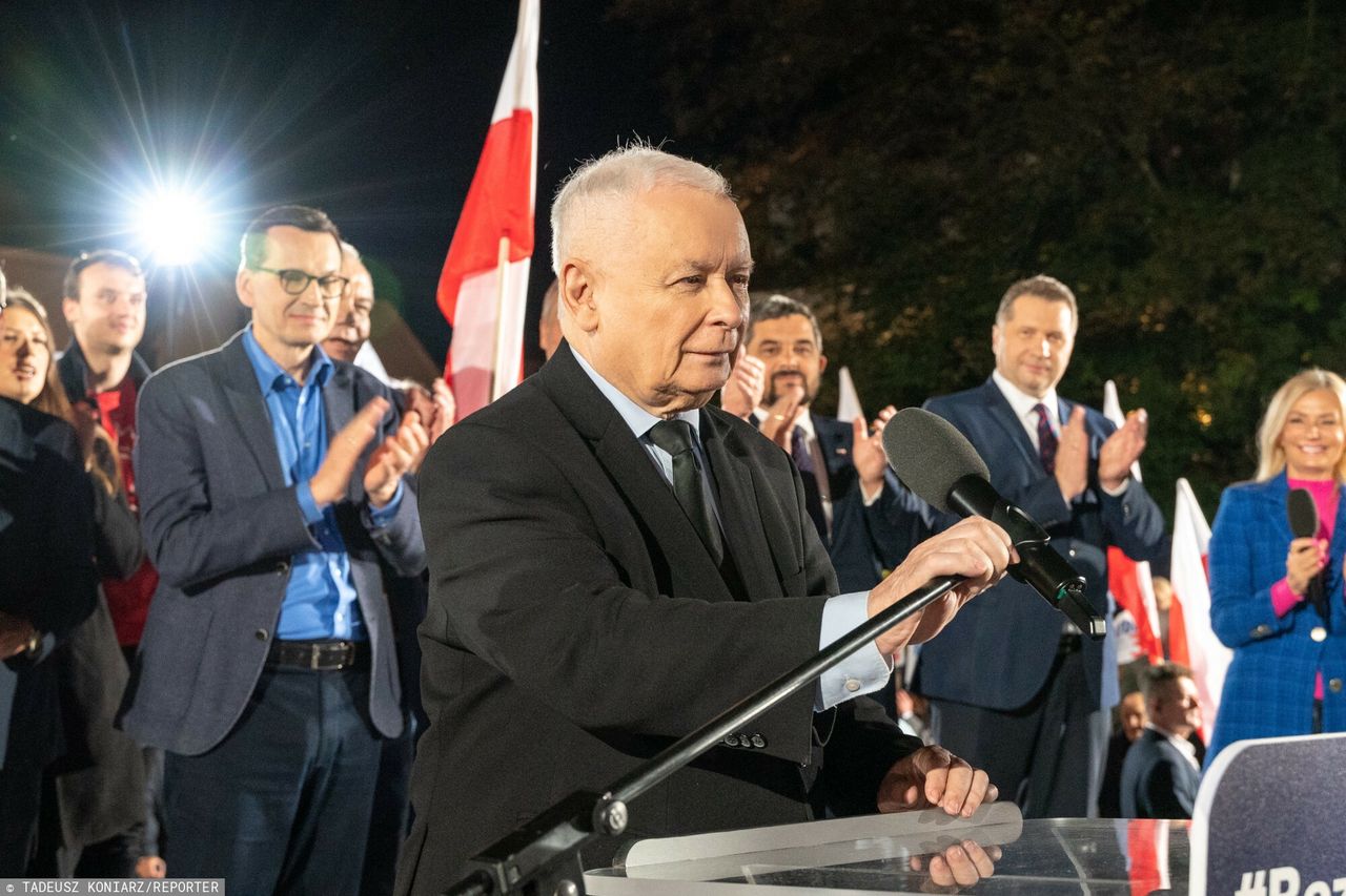 Mateusz Morawiecki, Jarosław Kaczyński i Przemysław Czarnek