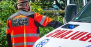Nocny wypadek na autostradzie A4. Zderzenie samochodu z motocyklem