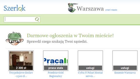 Szerlok.pl znajdzie dla Ciebie ogłoszenie 1