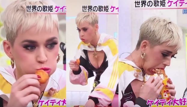 Katy Perry PLUJE NUGGETSAMI w japońskiej telewizji (WIDEO)
