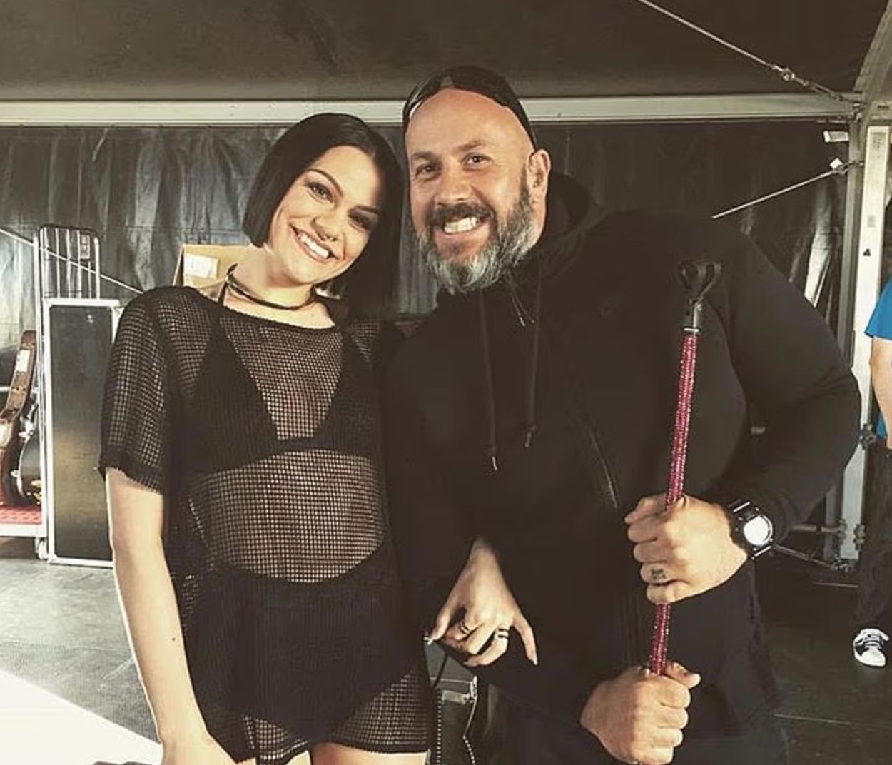 Jessie J z ochroniarzem Davem