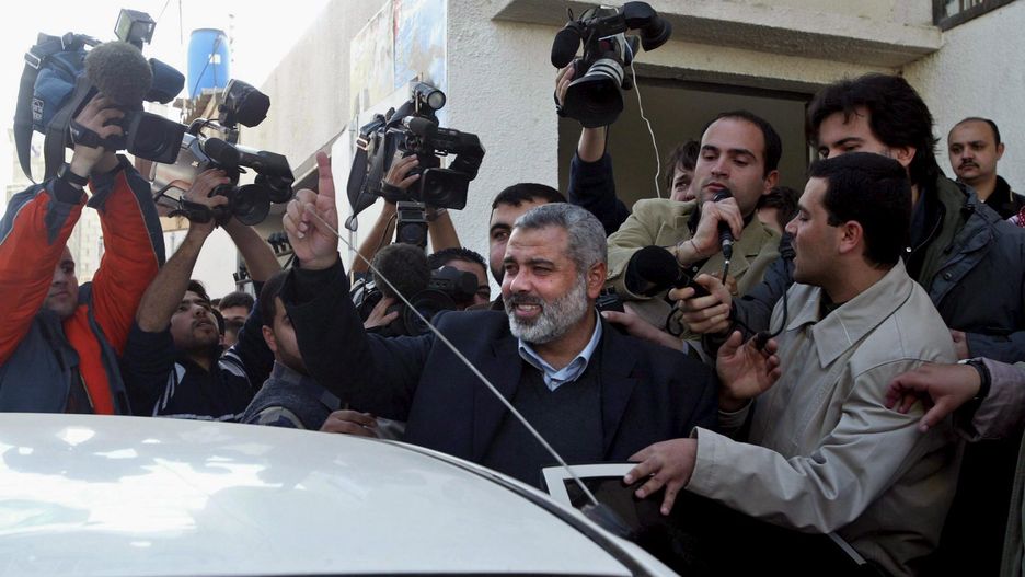 Przyw�dca radykalnego ugrupowania palesty�skiego Hamas, Ismail Hanijeh
MOHAMMED SABER