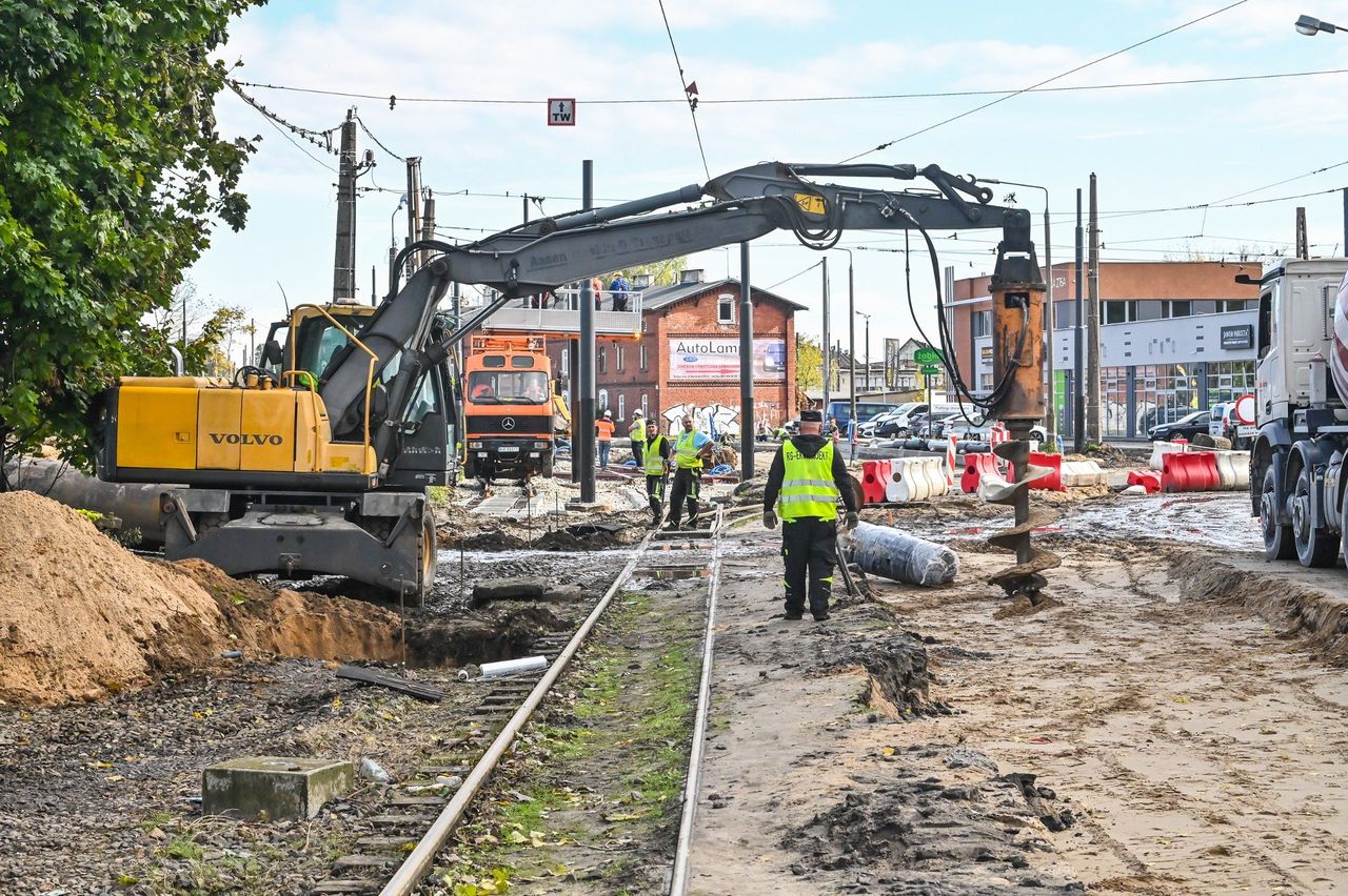 Bydgoszcz: Modernizacja torowiska na ul. Toruńskiej przy zajezdni tramwajowej