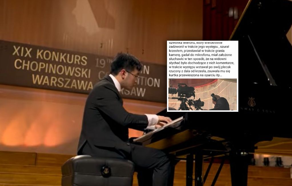 Afera na Konkursie Chopinowskim. Wszystko przez kamerzystę