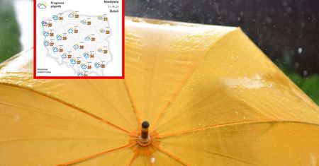 Prognoza na niedzielę. Sprawdź, czy potrzebujesz parasol na wybory