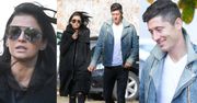 Lewandowscy na jesiennym spacerze (ZDJĘCIA)