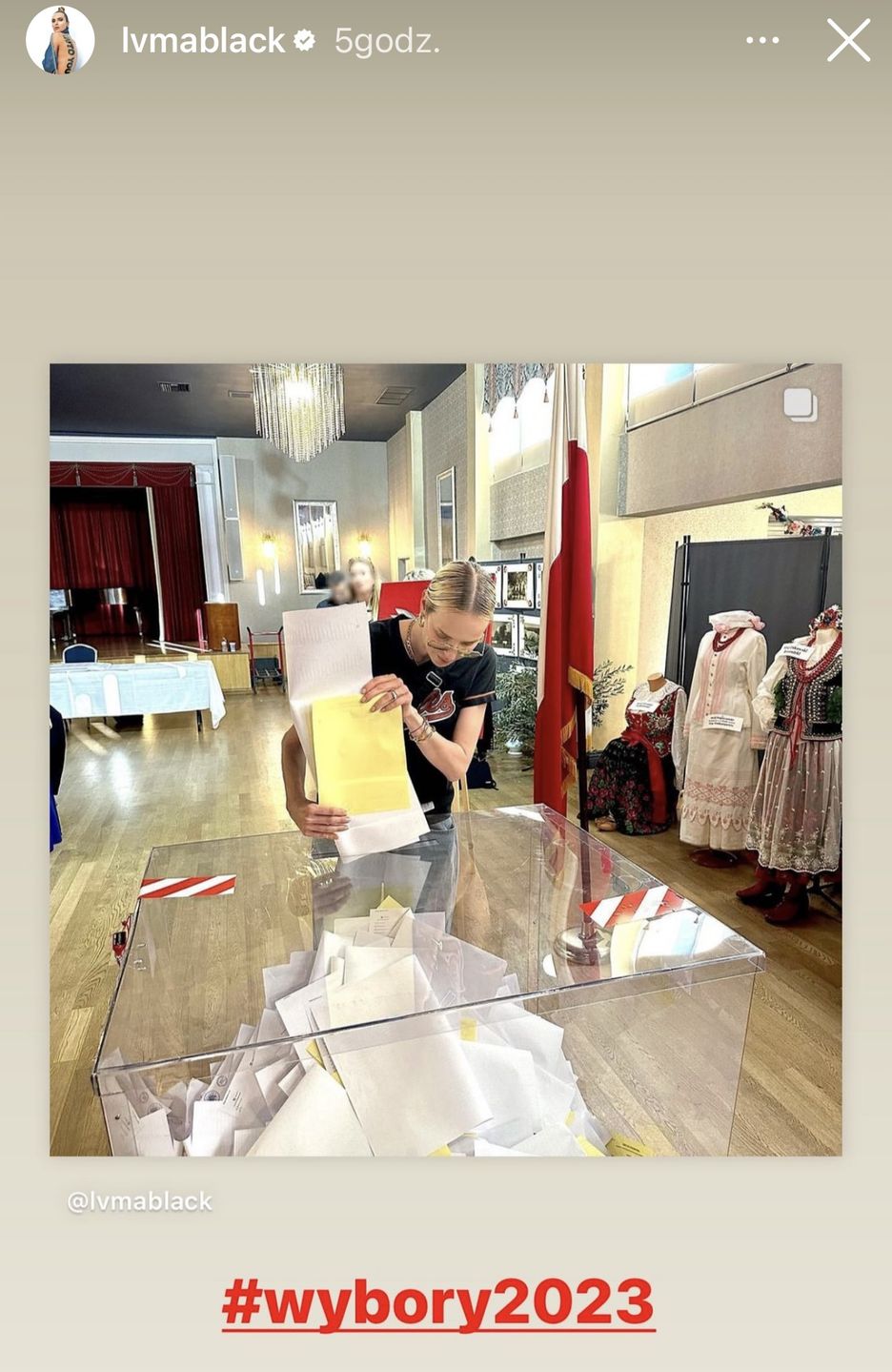 Gwiazdy, które zagłosowały w wyborach