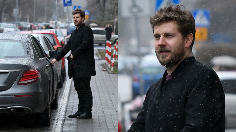 Tak wyglądała wizyta Antka Królikowskiego na komendzie