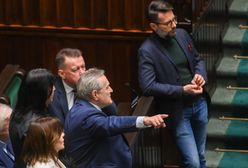 Mikrofony uchwyciły słowa Glińskiego. Nagle podszedł do marszałek