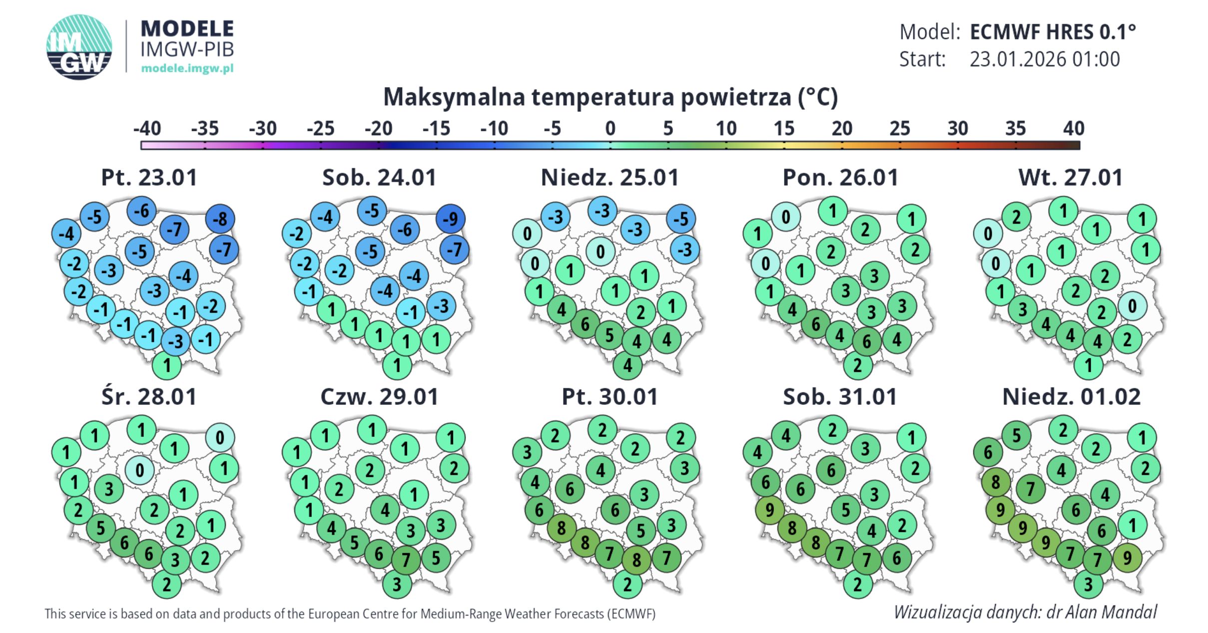Maksymalna temperatura powietrza