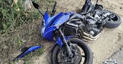 Motocyklista uderzył w drzewo. Groźny wypadek w powiecie płockim!