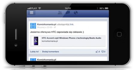 Jak sprawić, aby Facebook 5.0 dla iOS-a reagował na autorotację?