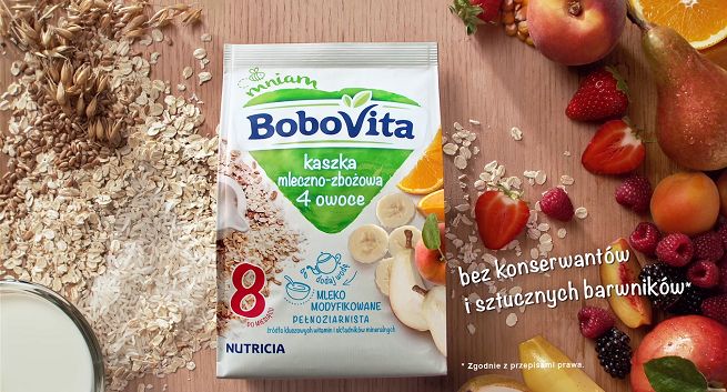 BoboVita promuje nowe logo i opakowania hasłem „Jestem tym, co mi dajesz, Mamo!”