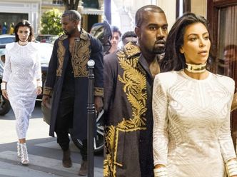 Kim i Kanye w "królewskiej" stylizacji! (ZDJĘCIA)