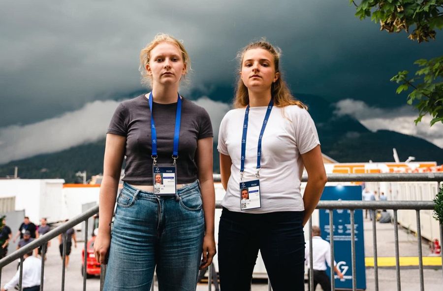 Dominika Lasota i Wiktoria Jędroszkowiak