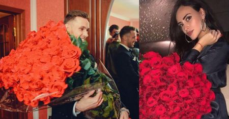 Rybus traktuje żonę jak księżniczkę. Obdarował ją gigantycznym bukietem róż (FOTO)