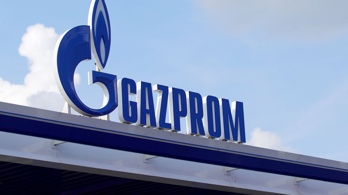 Signage for Gazprom PJSC at a gas station operated by Naftna Industrija Srbije AD (NIS), in Novi Sad, Serbia, on Monday, Aug. 29, 2022. Gazprom PJSC plans to halt supplies on the Nord Stream pipeline to Germany from Aug. 31 for three days of planned maintenance. Photographer: Oliver Bunic/Bloomberg via Getty Images