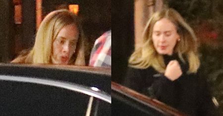 Adele BEZ GRAMA makijażu wyłania się z klubu nocnego w towarzystwie ukochanego
