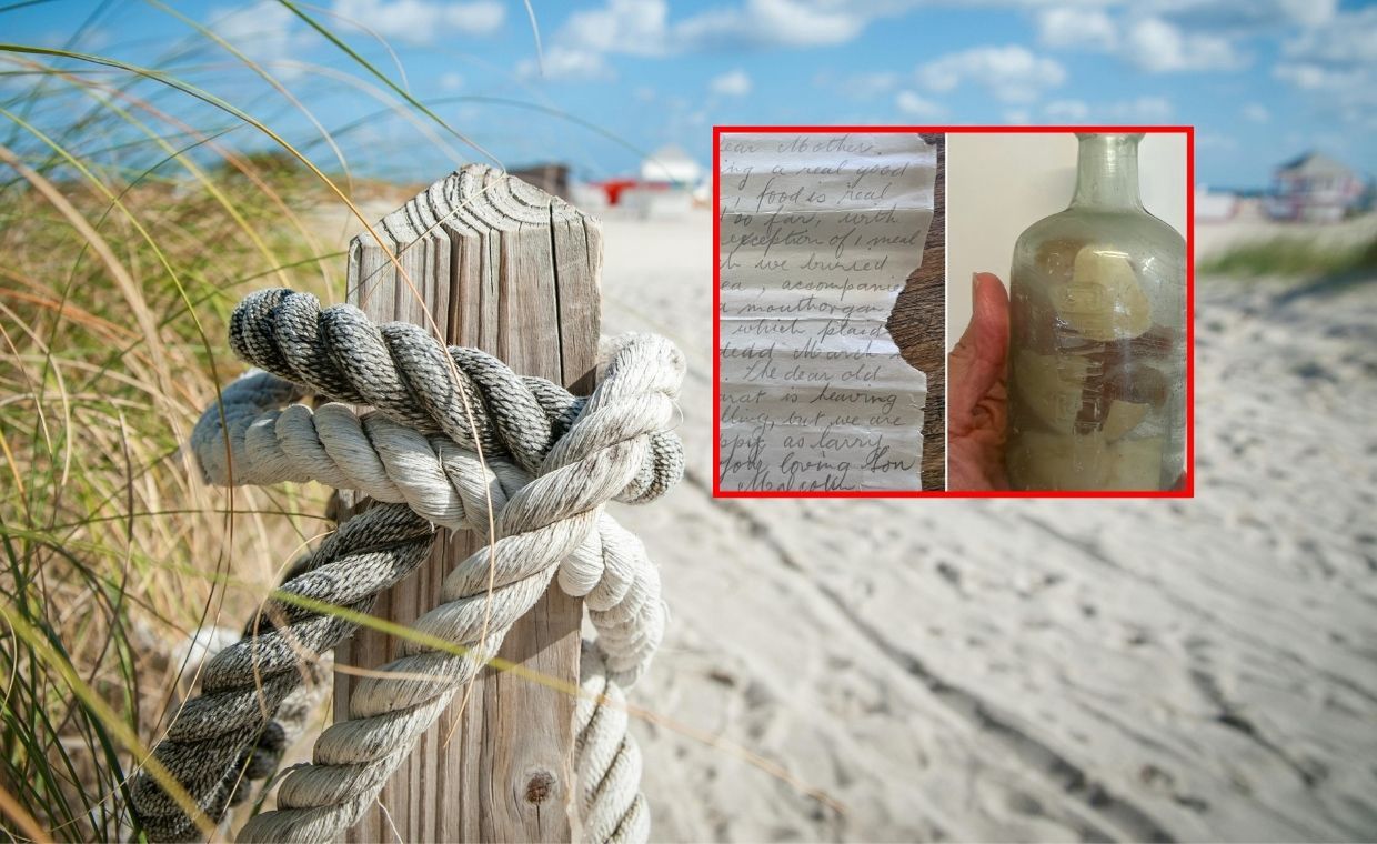wiadomości,aktualności,WP Wiadomości Butelka na plaży. List napisali żołnierze podczas I wojny światowej