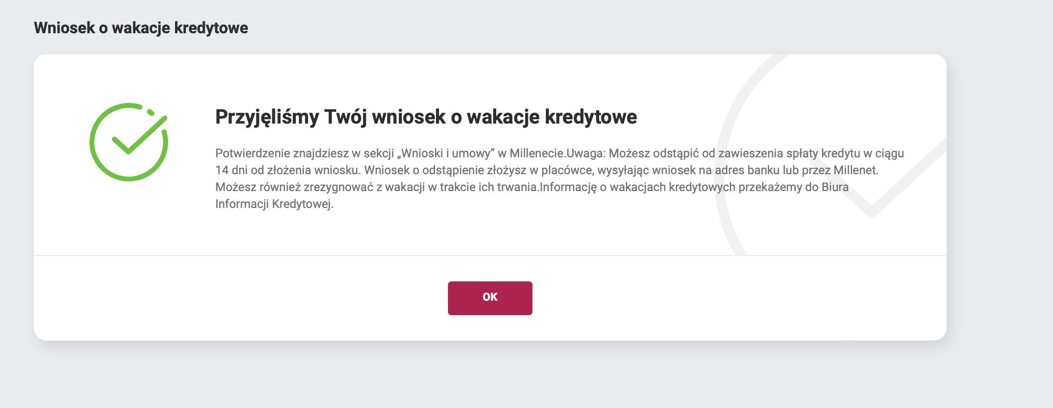 Wakacje kredytowe 2022
