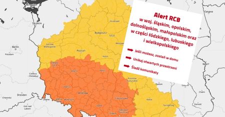"Zostań w domu, unikaj otwartych przestrzeni". Alert dla 7 województw