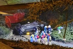 Spadł z wiaduktu. Horror w Swarzędzu