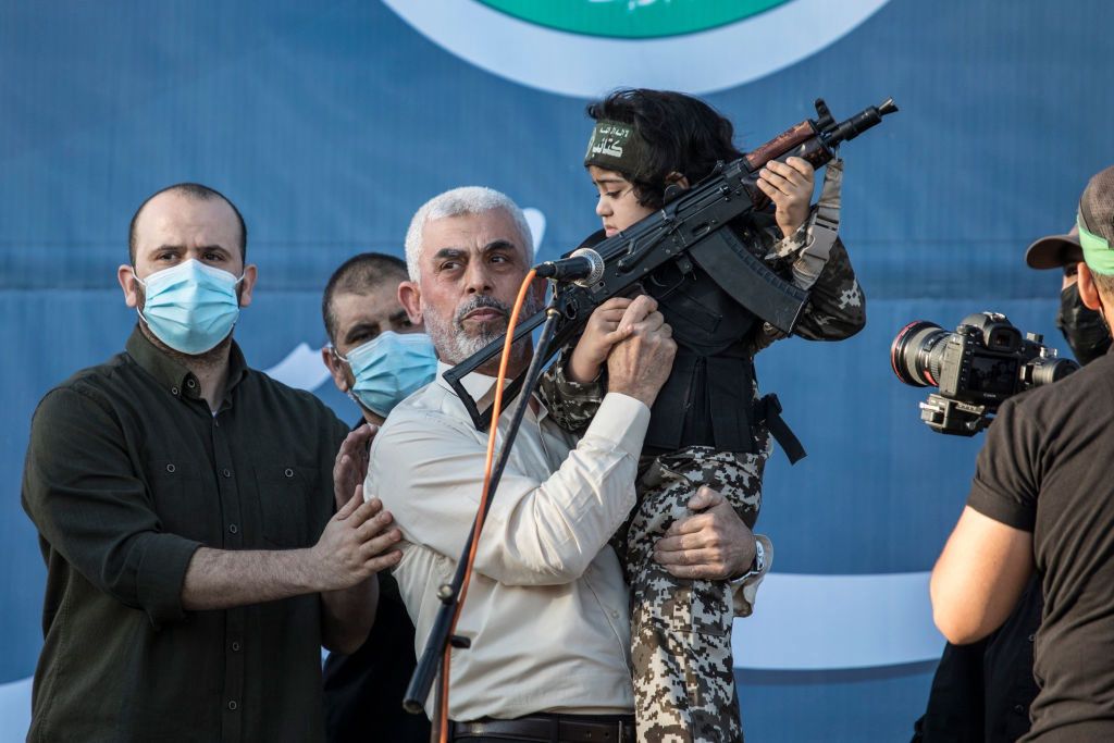 Hamas leader in the Gaza Strip, Yahya Sinwar
