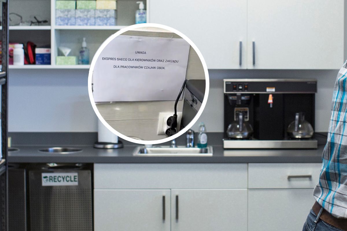 Pokazał kartkę z biurowej kuchni. Ludzie się zagotowali