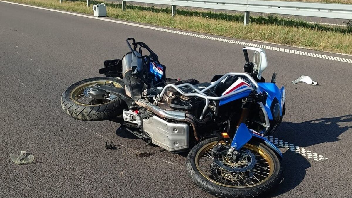 Wypadek motocyklisty na S19 w Wilkołazie