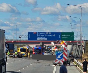 Wypadek na A1. Zginęły cztery osoby