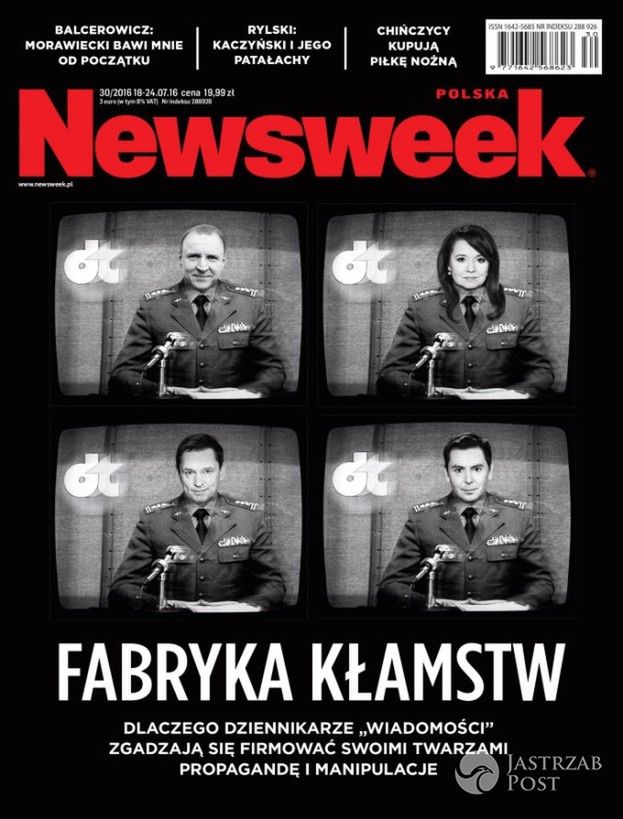 Mocna okładka Newsweeka! Piszą o kłamstwach i pokazują zdjęcia gwiazd