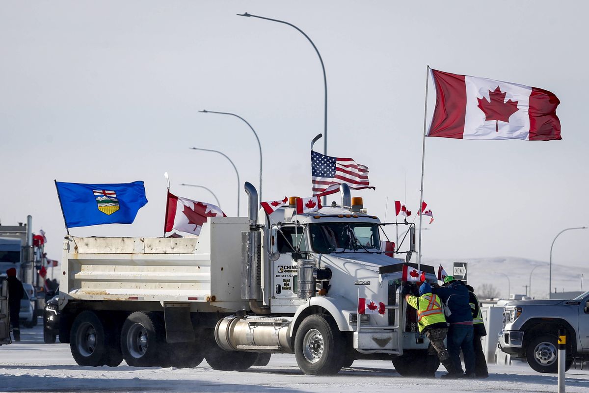 W Kanadzie trwają protesty kierowców ciężarówek 