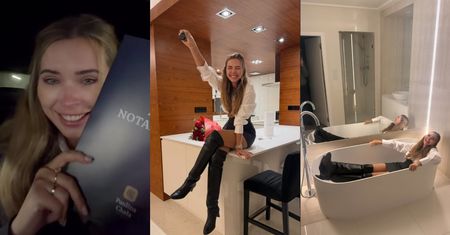 Sandra Kubicka kupiła nowe mieszkanie! Pokazała akt notarialny i zalała się łzami: "Bez BOGATEGO MĘŻA" (ZDJĘCIA)