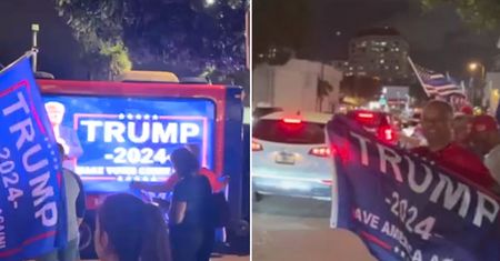 Emocje w trakcie wieczoru wyborczego. Nagraliśmy zwolenników Trumpa