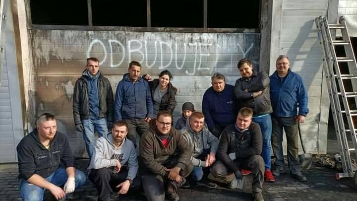 Pożar warsztatu samochodowego Auto Doctor w Kalinówce