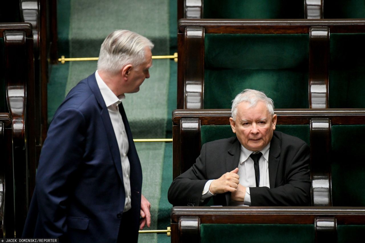 Jarosław Gowin i Jarosław Kaczyński 