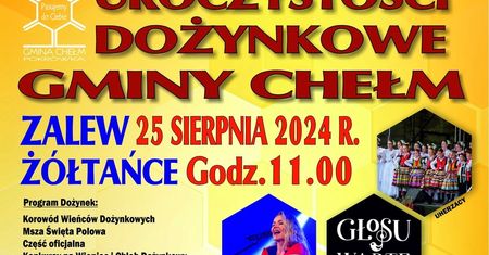 Dożynki nad Zalewem Żółtańce 2024. Gwiazdą imprezy zespół Topky. Zobacz godzinowy program