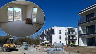 Budowa bloków przy ulicy Polnej w Starachowicach dobiega końca