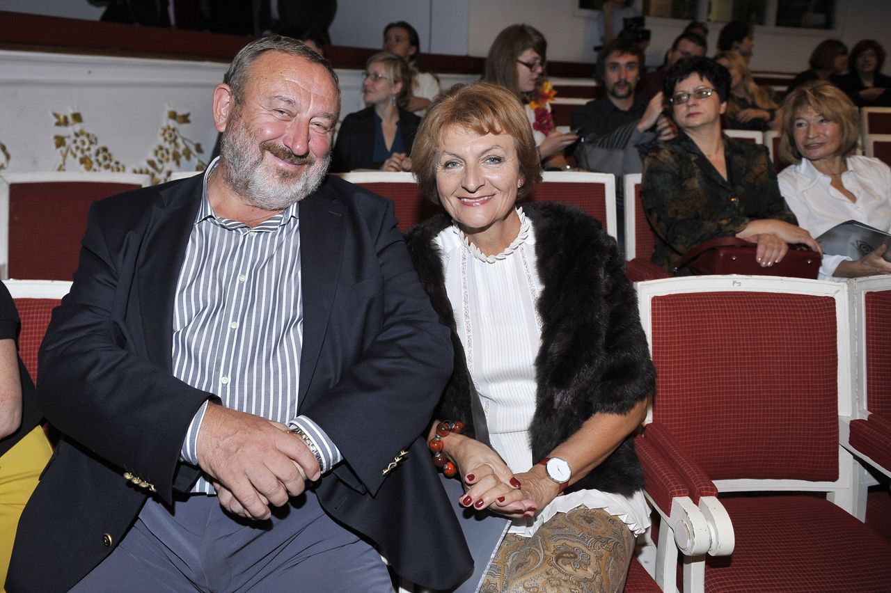 Tadeusz Drozda z żoną