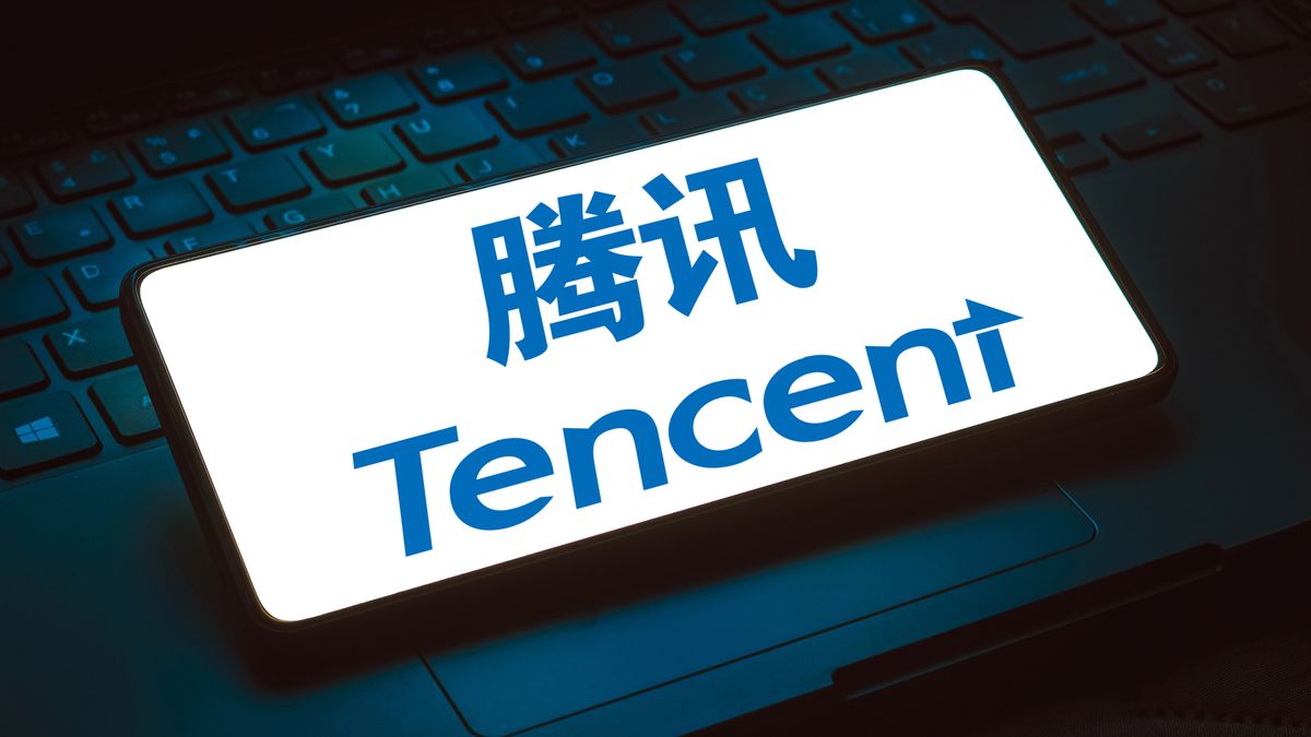 BRAZIL - 2024/04/18: In this photo illustration, the Tencent logo is displayed on a smartphone screen. (Photo Illustration by Rafael Henrique/SOPA Images/LightRocket via Getty Images)