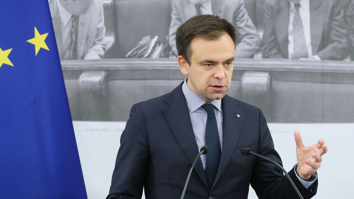 Na zdjęciu minister finansów Andrzej Domański