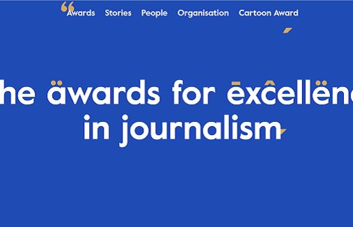 Janusz Schwertner, zespół Outriders i WP Magazyn z Fundacją Reporterów z nominacjami do European Press Prize